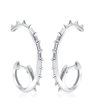 Nifty Unique Thorn Shaped Silver Stud Earring HO-2472